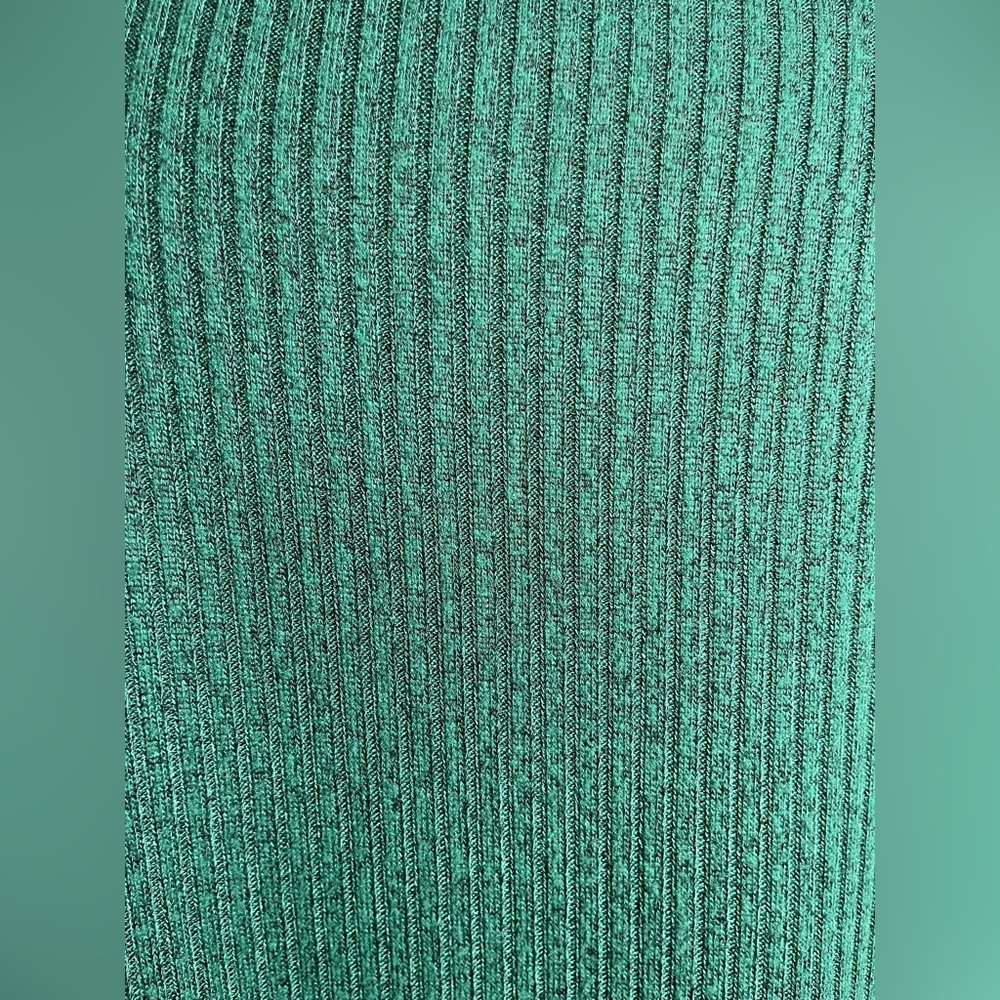 Lane Bryant Green Ribbed V-Neck Tunic Top Plus Size 18/20 - Picture 8 of 12